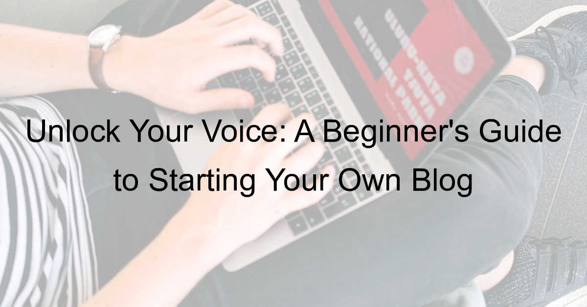 how to start a blog